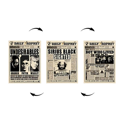 Harry Potter 3D Poster