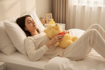 Плюшева грілка для полегшення менструального болю