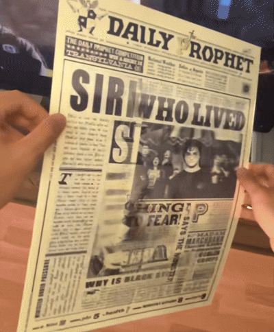 Harry Potter 3D Poster